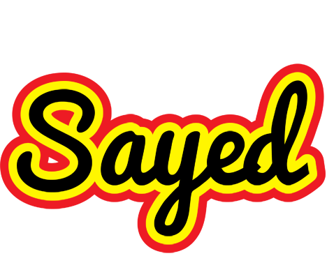 Sayed flaming logo