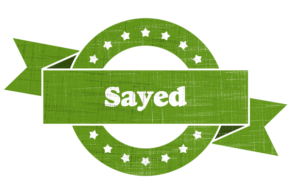 Sayed natural logo