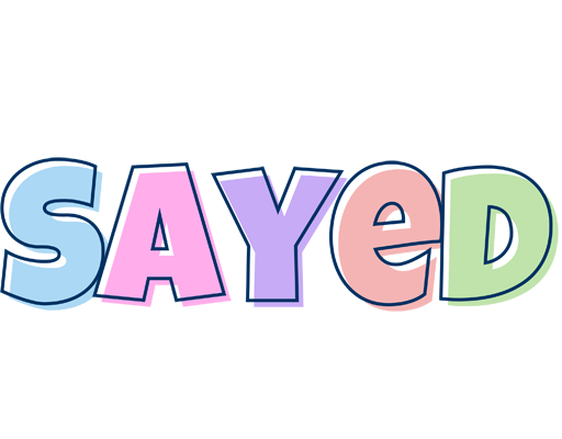 Sayed pastel logo