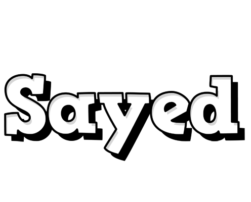 Sayed snowing logo