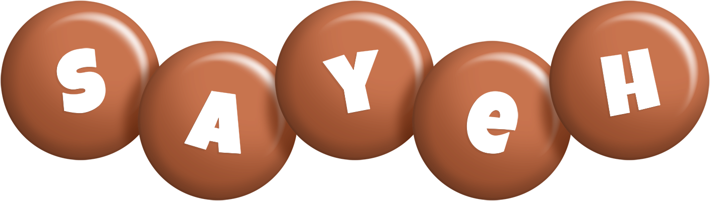 Sayeh candy-brown logo