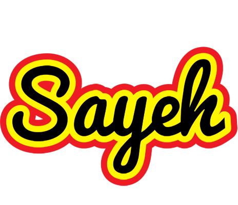 Sayeh flaming logo