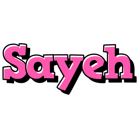 Sayeh girlish logo