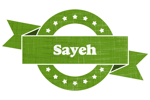 Sayeh natural logo
