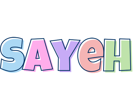 Sayeh pastel logo