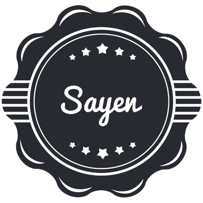 Sayen badge logo