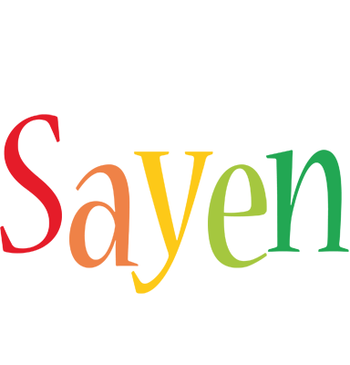 Sayen birthday logo