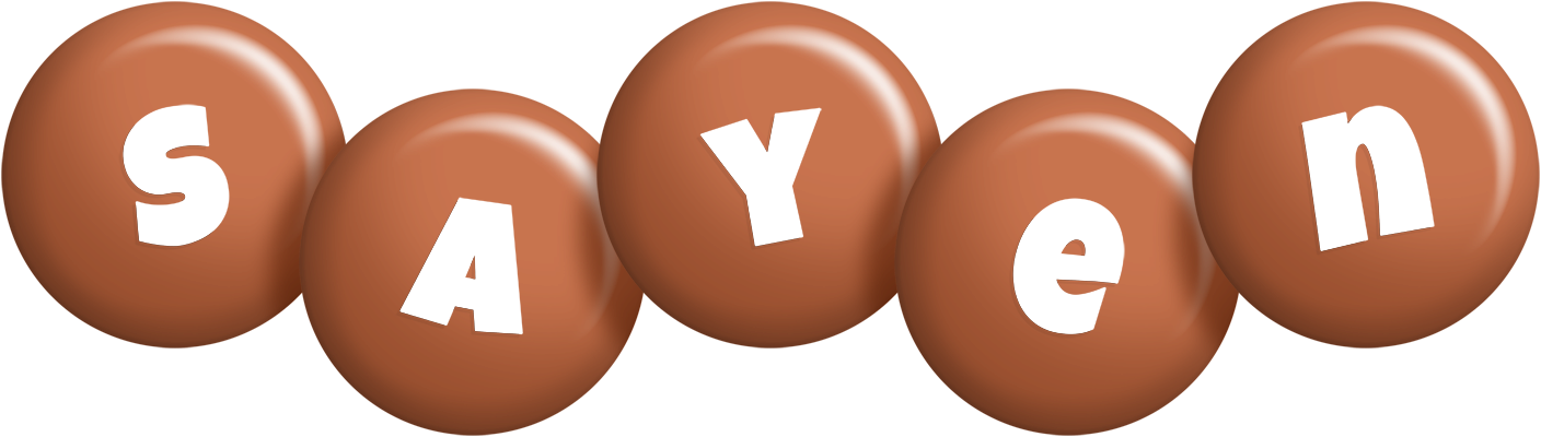 Sayen candy-brown logo
