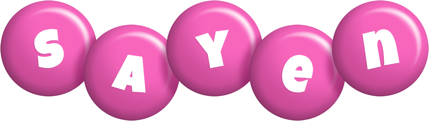 Sayen candy-pink logo