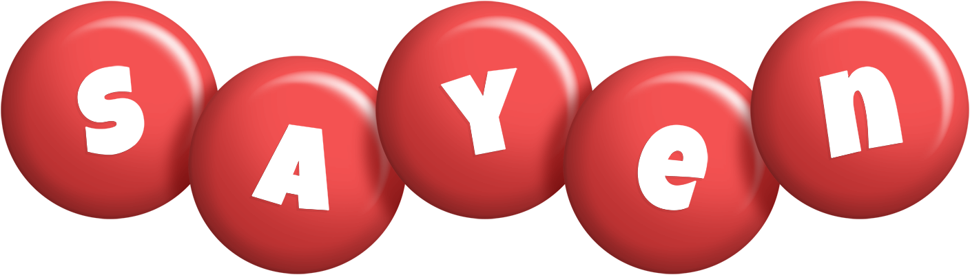 Sayen candy-red logo