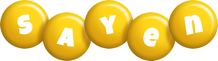 Sayen candy-yellow logo