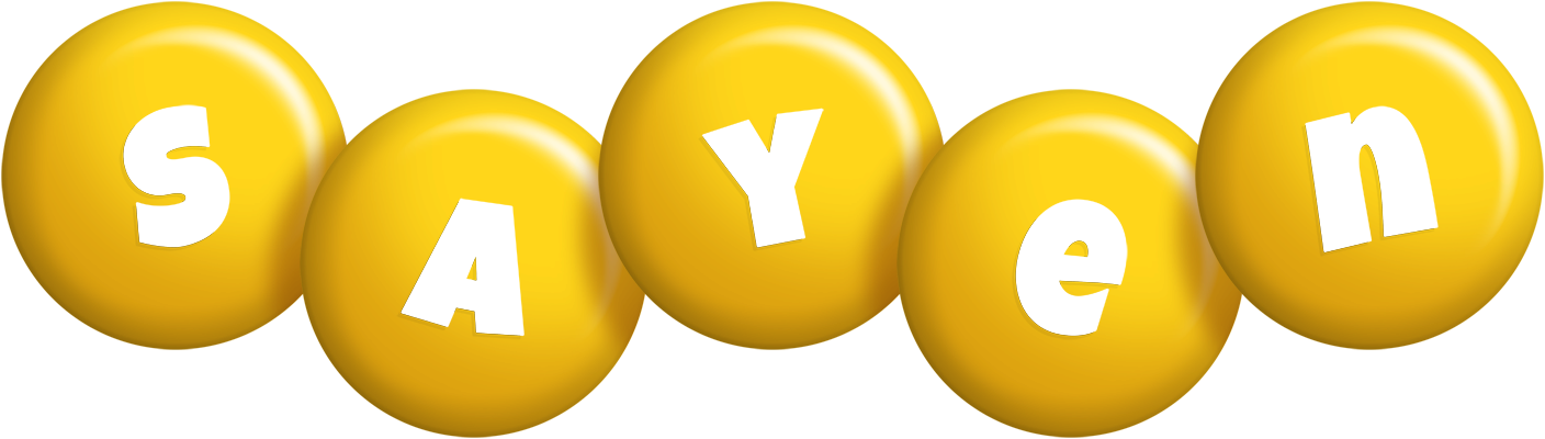 Sayen candy-yellow logo