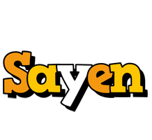 Sayen cartoon logo