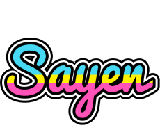 Sayen circus logo