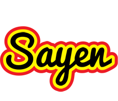 Sayen flaming logo