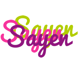 Sayen flowers logo