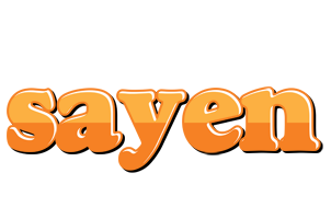 Sayen orange logo