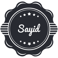 Sayid badge logo