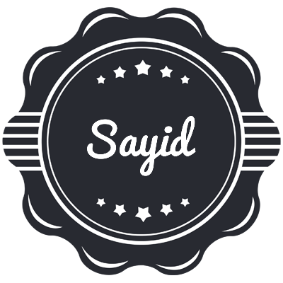 Sayid badge logo
