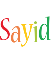 Sayid birthday logo