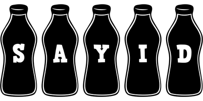 Sayid bottle logo