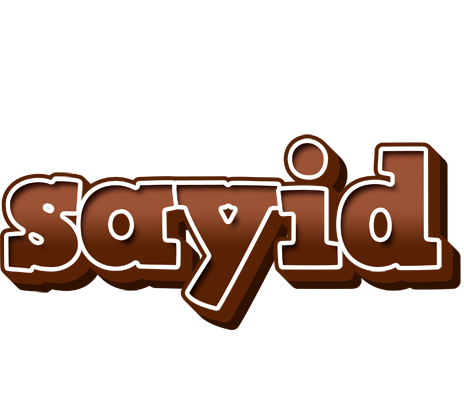 Sayid brownie logo