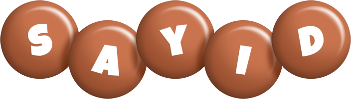 Sayid candy-brown logo