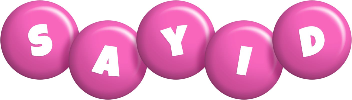 Sayid candy-pink logo