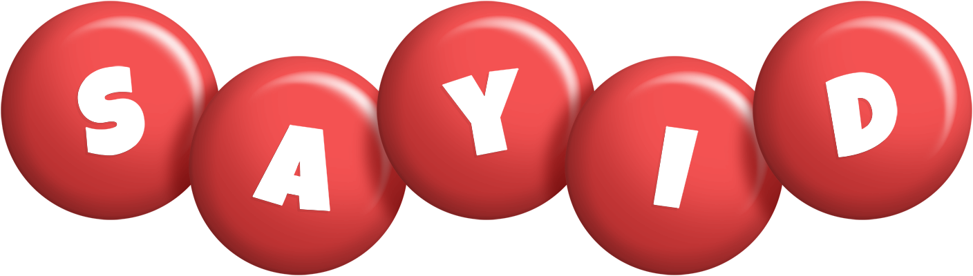 Sayid candy-red logo