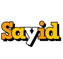 Sayid cartoon logo