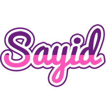 Sayid cheerful logo