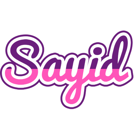 Sayid cheerful logo