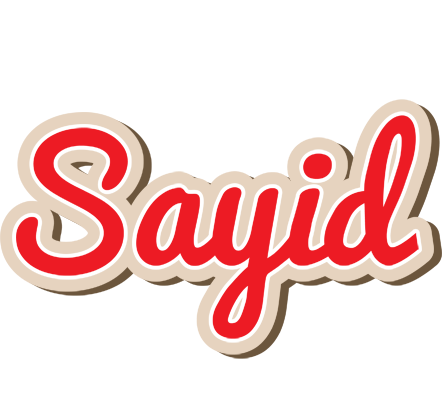 Sayid chocolate logo