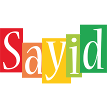 Sayid colors logo