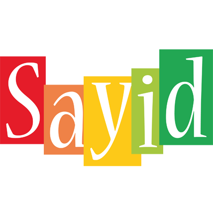 Sayid colors logo