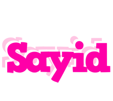 Sayid dancing logo