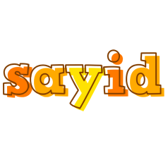 Sayid desert logo