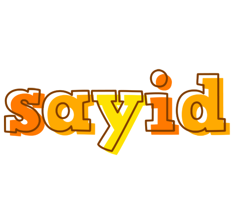 Sayid desert logo