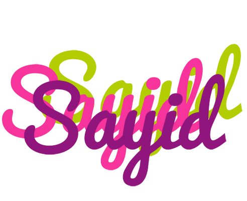 Sayid flowers logo