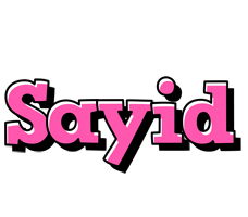 Sayid girlish logo