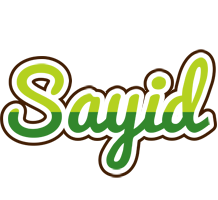 Sayid golfing logo