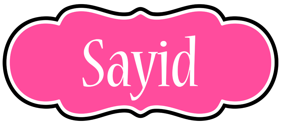 Sayid invitation logo