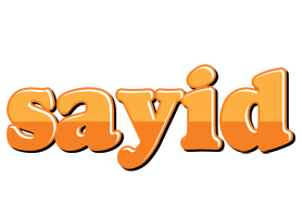 Sayid orange logo