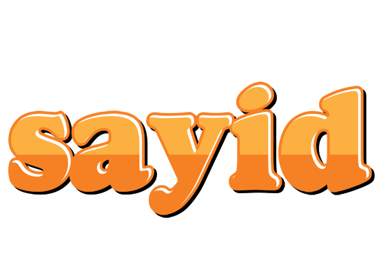 Sayid orange logo