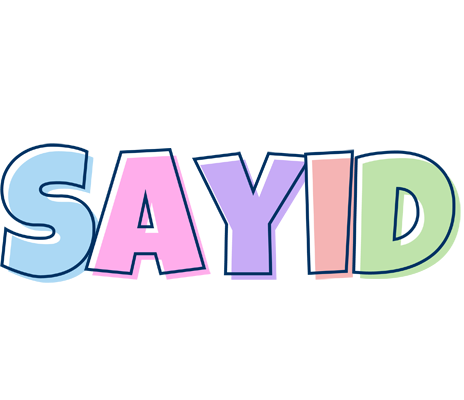 Sayid pastel logo