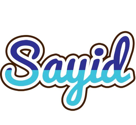Sayid raining logo