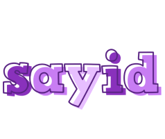 Sayid sensual logo