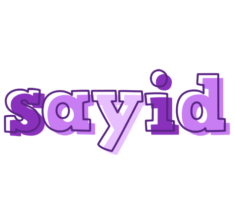 Sayid sensual logo