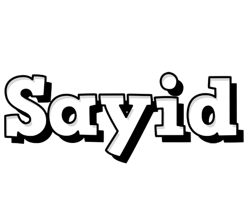Sayid snowing logo