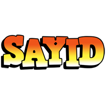 Sayid sunset logo